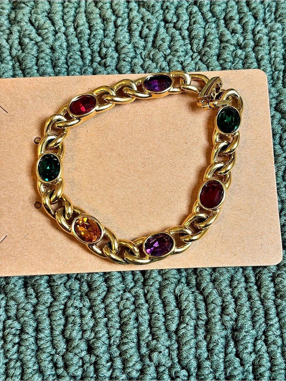 Swarovski multi color crystal bracelet